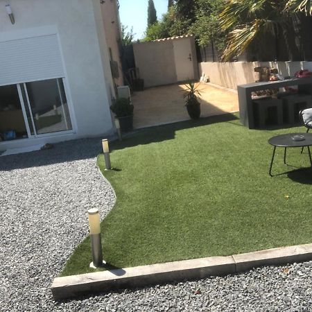 Charmant Studio Dans Villa - Parking - Jardin 滨海拉塞讷 外观 照片